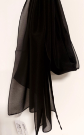 P-Modekontor voile shawl art.  1021102-9- zwart