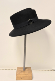 Weba Hats dameshoed Wol art. 1208 - zwart