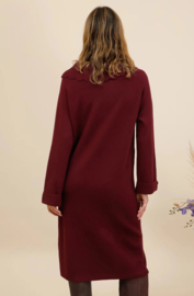 Damesjurk knitted Valerie art. TC111 - bordeaux