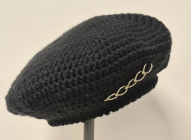 Damesbaret Chunky 15 - zwart