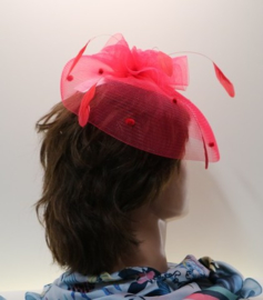 BWS fascinator/haargarnering art. B-23 - rood