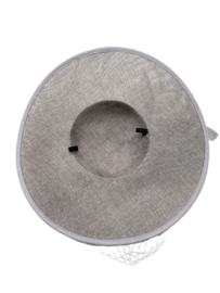Fascinator/haarbandhoed art. ACH381-5 - grijs