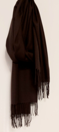 P-Modekontor pashmina shawl art.  1032100-5 - donkerbruin