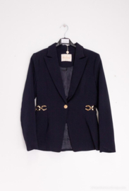 LULU damesblazer Mary art. V279 - donkerblauw