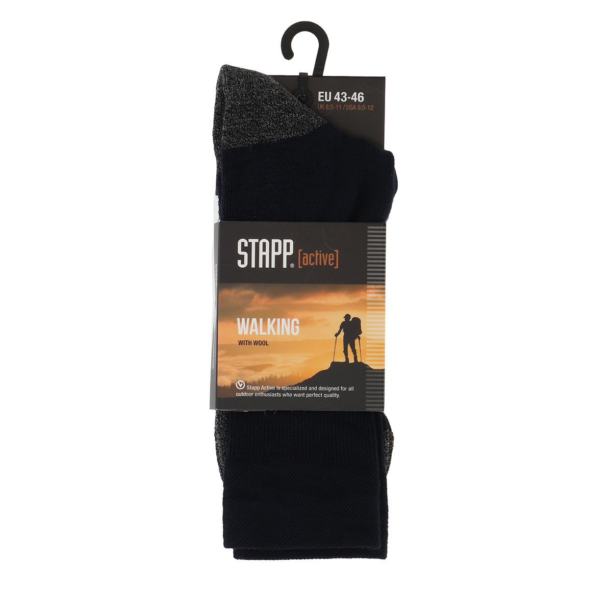 Stapp herensokken Active Walking art. 29520 - zwart