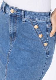 Rok stretchdenim Bestiny art. 1776 - blauw