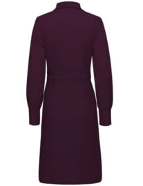 TRIPLE NINE korte jurk art. JK-51810 - aubergine / deep purple