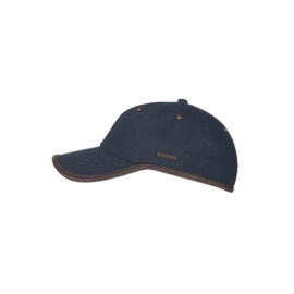 Hatland baseballcap Warth art. 10183 - donkerblauw/bruin