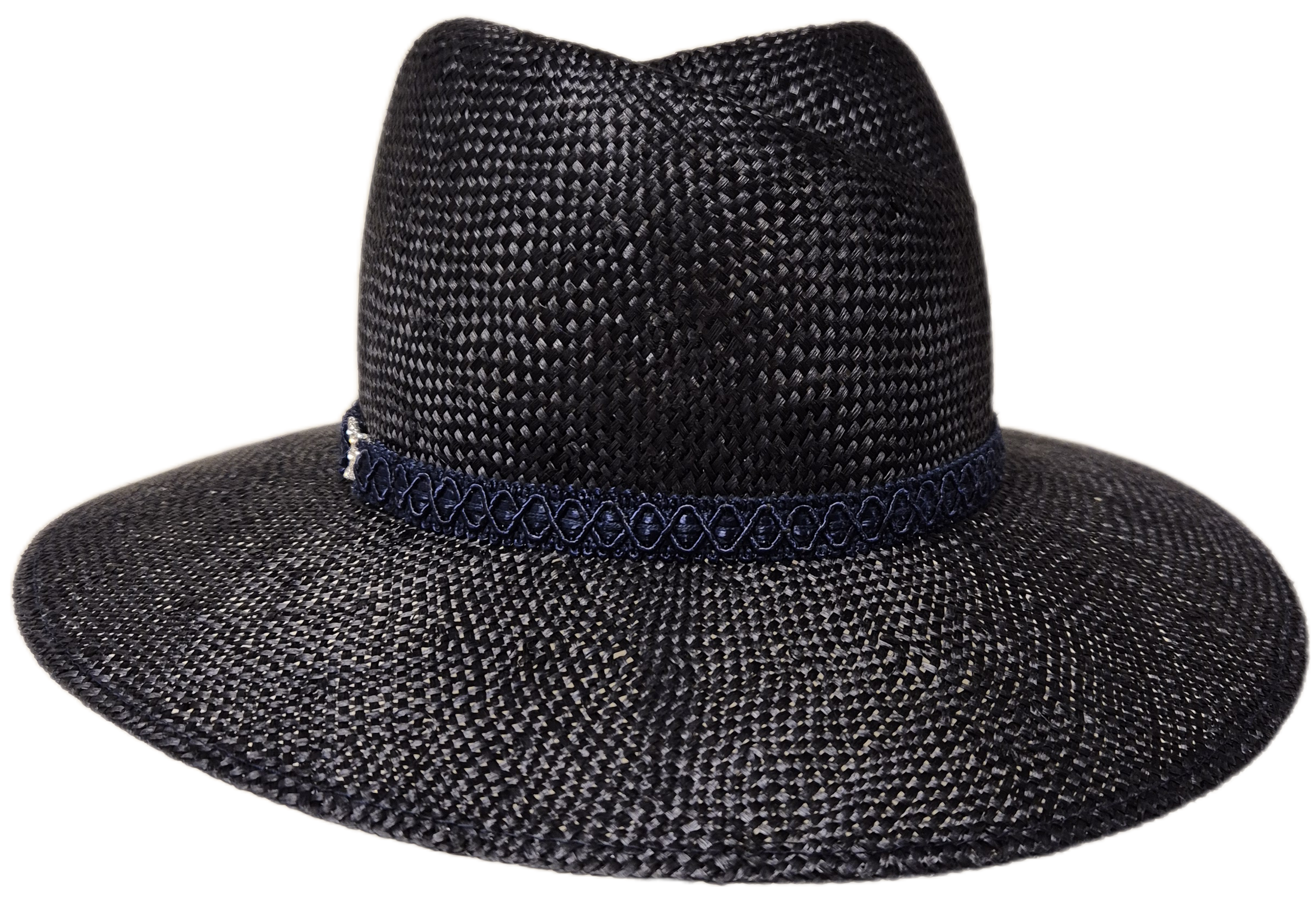 Weba Hats dameshoed Ramie art. 1193 - donkerblauw
