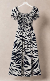 Damesjurk Smoque Sari art. 6088-7 - navy