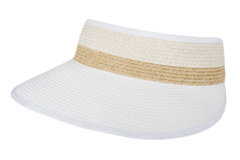 Hatland zonneklep Wenke art. 37129 - wit/naturel