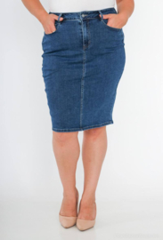 Monday stretchdenim rok art. P320 - blauw