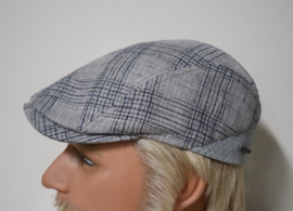 Hatland herenpet York art. 57132 - grijs/blauw