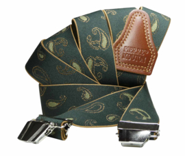 Pierre Mouton herenbretels art. Paisley - groen
