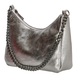 Charm London schoudertas/crossbody Elisa art. L594 - zilver