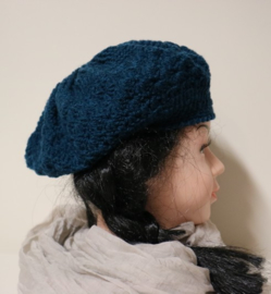 Kinderbaret Esmee ac.- petrol/blauw