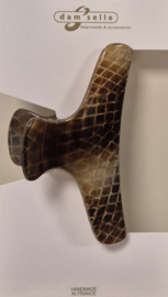Dam'selle haarklem Cobra art. 21 780 - bruin/beige