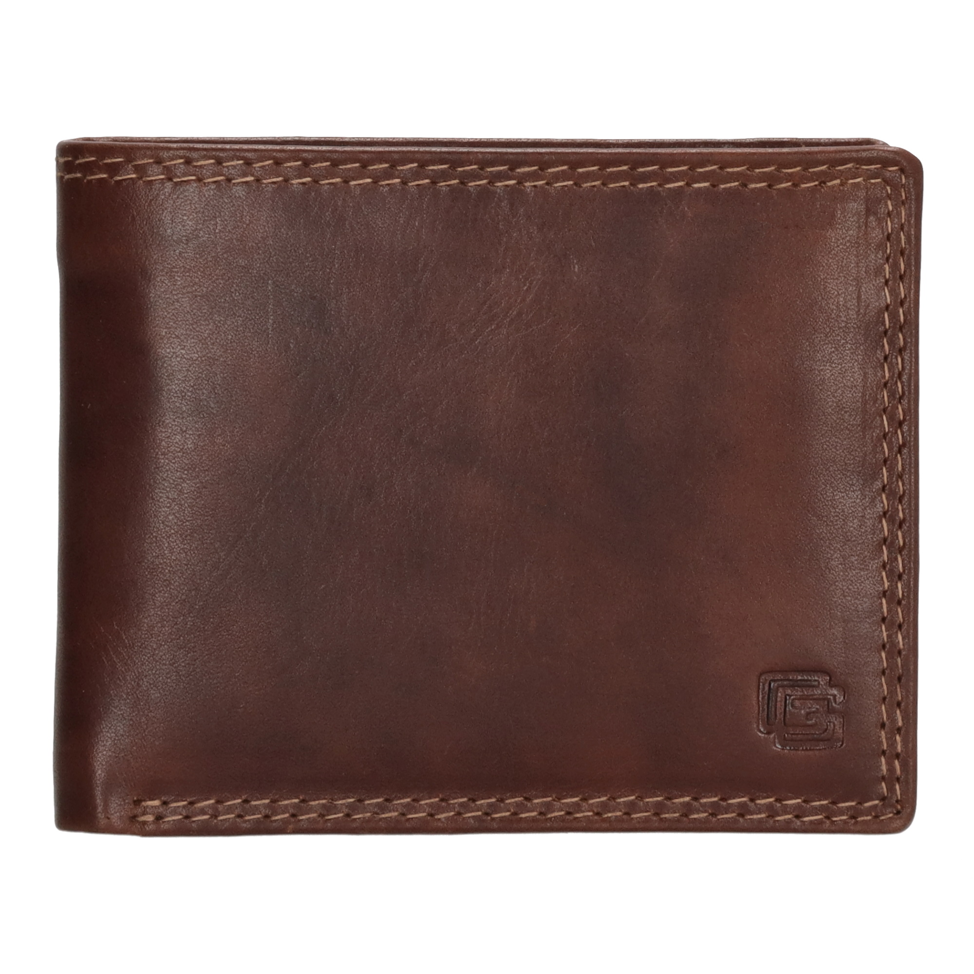 Gio Gini herenportemonnee/billfold art. 05D102 - bruin
