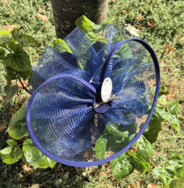Fascinator/haargarnering art. AC-306-7 - blauw