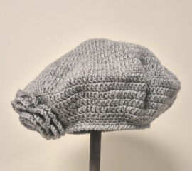 Gehaakte kinderbaret Anna - grijs