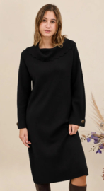 Damesjurk knitted Valerie art. TC111 - zwart