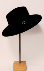 Weba Hats dameshoed Wolvilt art. 9100 - zwart
