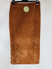 Hevea rechte rok uni art. 3255 - cognac