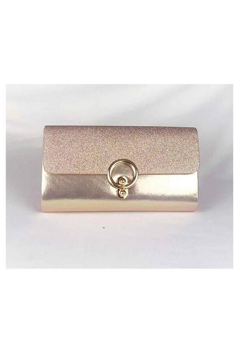Gelegenheidstasje/clutch art. 19218 - champagne/rosé