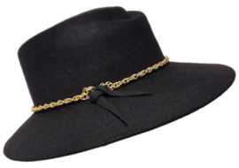 Weba Hats dameshoed Wol art. 1208 - zwart