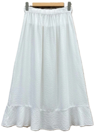 Damesrok midi-lengte Talia art. 19270 - wit