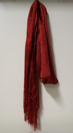 Damesshawl Lurex art. 6895 - rood