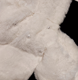 PF bontkraagje met pareltjes art. 2512 - offwhite