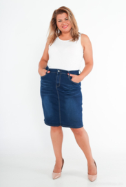 Lolo stretchdenim rok art. JP2045 - blauw