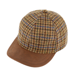 Fiebig herencap met oorkleppen art. 424026 - camel/cognac