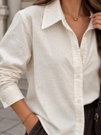 Damesblouse Sweet Sparkle art. 3110 - crème
