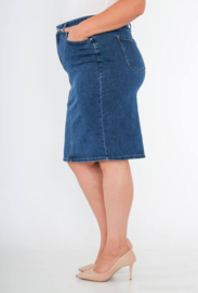 Monday stretchdenim rok art. P320 - blauw