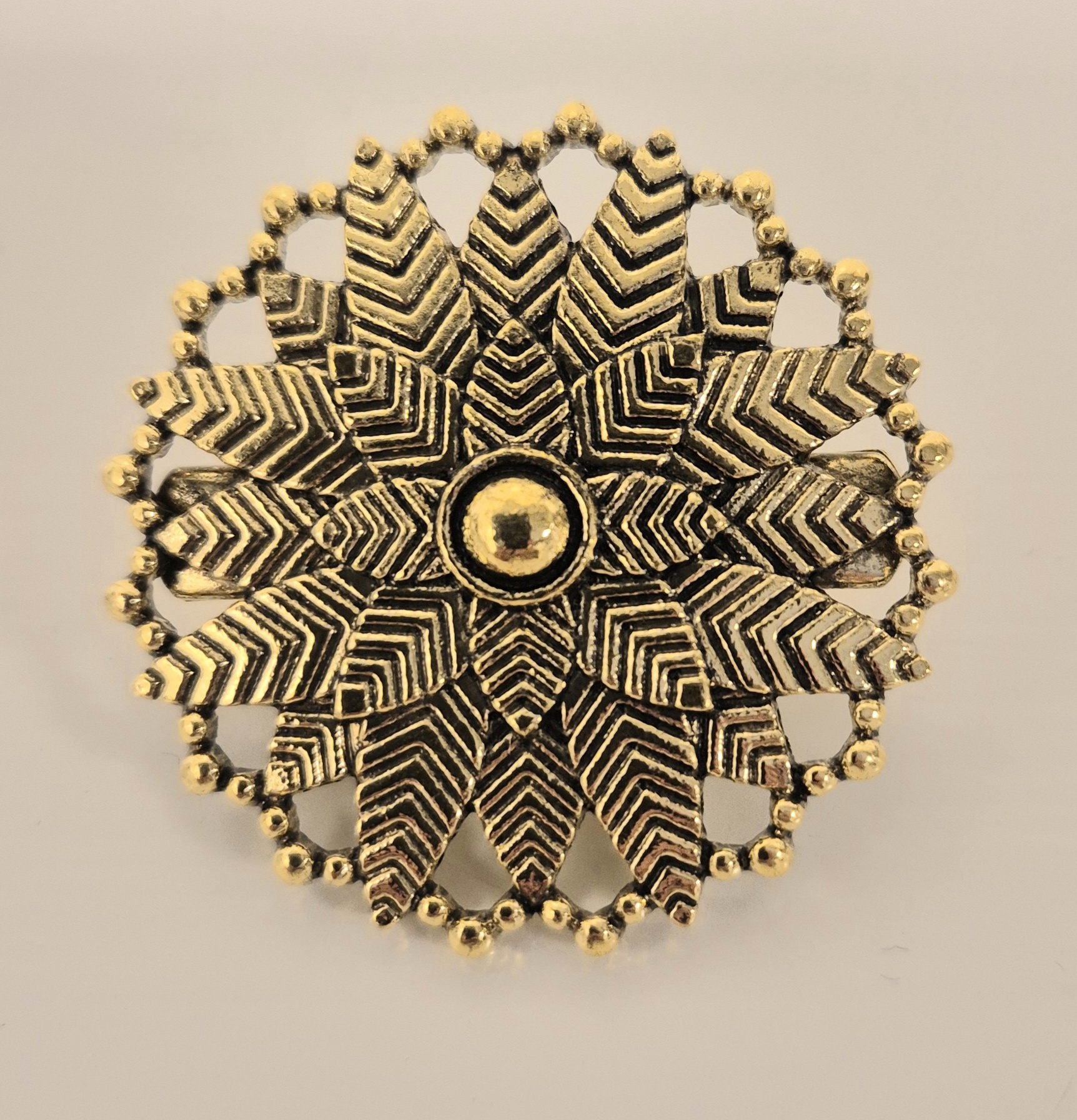 Vestclip/vestsluiting art. 9994 - goudkleur