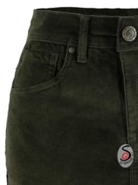 S'QUISE stretch ribrok art. 9203 - groen