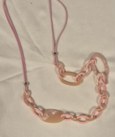 Lange ketting art. 7792 - roze