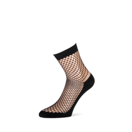 Marianne fishnet sokje art. 32500 - wit