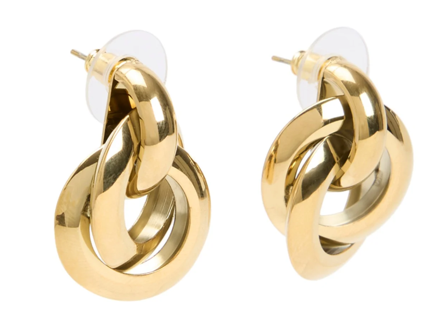 Camps & Camps oorstekers Double Hoops art. 2S132_L - goud