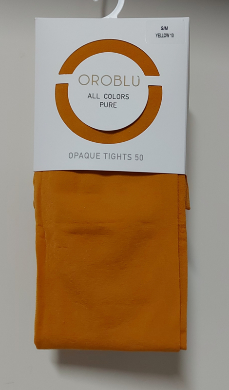 Broek Vertrek sirene Oroblu All Colors 50 Pure panty - yellow 10 (okergeel) | All Colors 50 -  gekleurde panty's | FRANCELLE bonneterie / Online-hoeden-kopen.nl