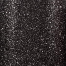 Cardstock - zwart glitter - zelfklevend