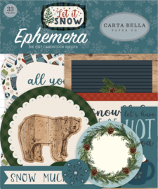 Carta Bella - Let it snow die-cuts