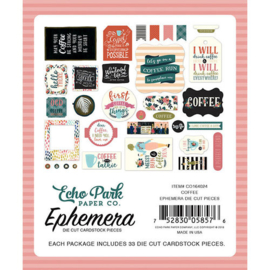 Echo Park - Coffee - Die-cuts