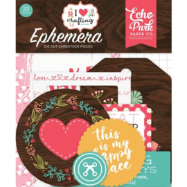 Echo Park - I love crafting - Die-cuts