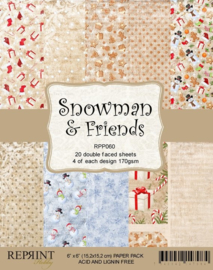 Reprint - Snowman and friends