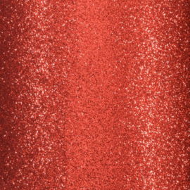 Cardstock - rood glitter - zelfklevend