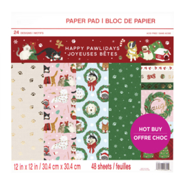 Craft Smith - Happy pawlidays 15x15