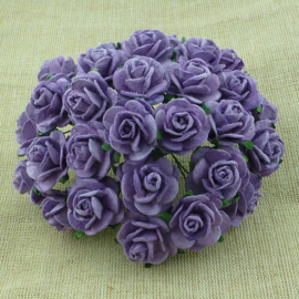 Paper roses, 15 mm. lavendel